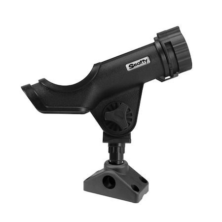 Scotty Powerlock Rod Holder Black w/241 Side/Deck Mount 230-BK